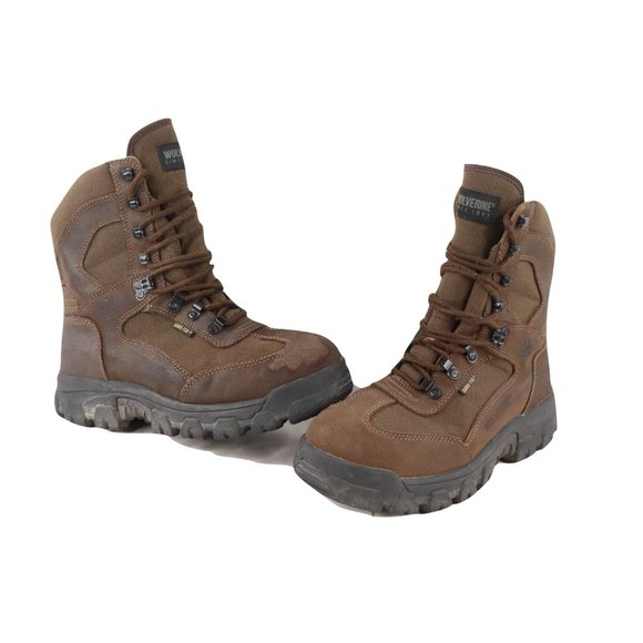 Vintage Wolverine Goretex Waterproof Leather Distressed Boots Brown main image 6
